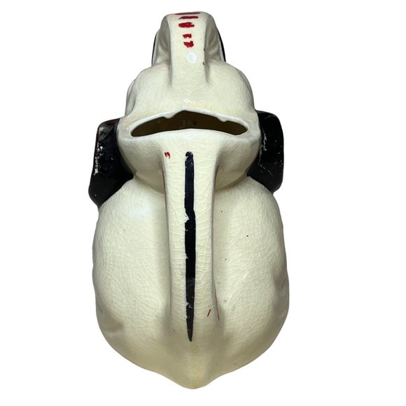 Vintage Ceramic Elephant Creamer/Pitcher White Japan 1940's - Picture 4 of 9